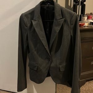 Express dark gray blazer